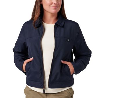 Lucky Brand Workwear Gas Station Nyjon Jacket with Quilted Lining