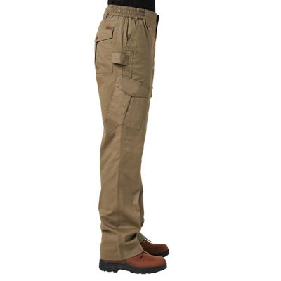 Image showing  Twill Cargo Pant with Side Elastic Waist