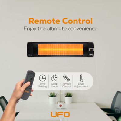 Image showing  HVR-15, 1500-Watt Patio Heater with Remote, Horizontal and Vertical Use
