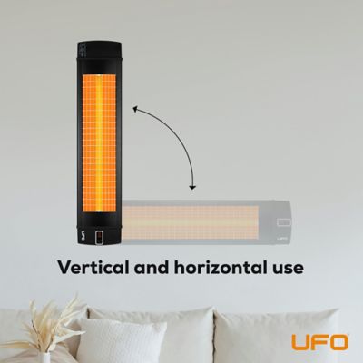 Image showing  HVR-15, 1500-Watt Patio Heater with Remote, Horizontal and Vertical Use