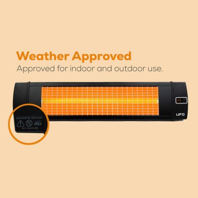 Image showing  HVR-15, 1500-Watt Patio Heater with Remote, Horizontal and Vertical Use