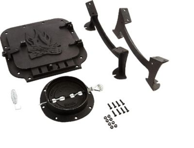 Image showing  Camp Stove Kit with Barrel and 12 Firebrick