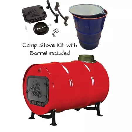 Total Sourcing Concepts Camping Stove Kit with Barrel Camp Stoves