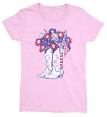 Image showing  Women's Printed Short Sleeve T-Shirt, Americana