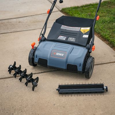 Image showing  13 Amp 15 in. Electric Dethatcher and Scarifier with Collection Bag
