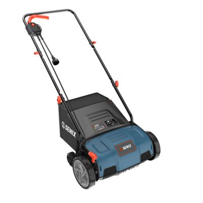 Image showing  12 Amp 12.6 in. Electric Dethatcher and Scarifier with Collection Bag