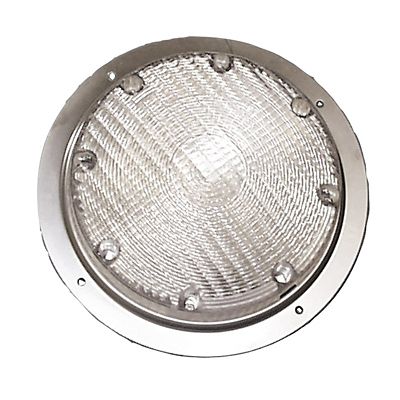 Arcon 8.5 in. Round LED Porch Light, Clear Lens, 20671