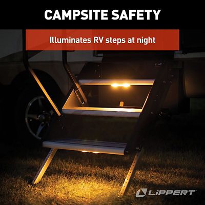 Image showing 5 th Lippert Components Motion Activated LED Entry Step Light, 2022172335