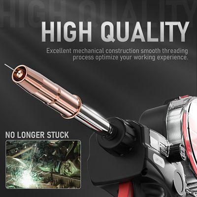 Image showing  150Amp, 10 ft. Cable, Aluminum Welding Spool Gun Fits Miller Welder