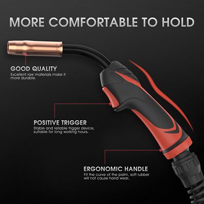 Image showing  250Amp, 15 ft. Cable, Replacement MIG Gun For Lincoln 250L K533-7