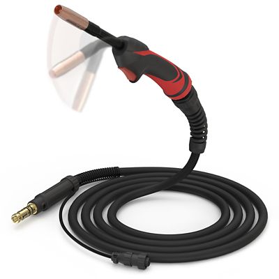 YesWelder 10Amp, 10 ft. Cable, Replacement Flexible MIG Welding Gun for Lincoln Magnum 100L K530-6