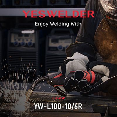 Image showing  10Amp, 10 ft. Cable, Replacement Flexible MIG Welding Gun for Lincoln Magnum 100L K530-6