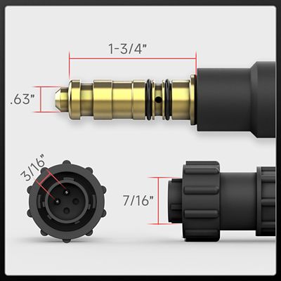 Image showing 6 th YesWelder 10 A, 10 ft. Cable, Replacement Flexible MIG Welding Gun for Lincoln Magnum 100L K530-6