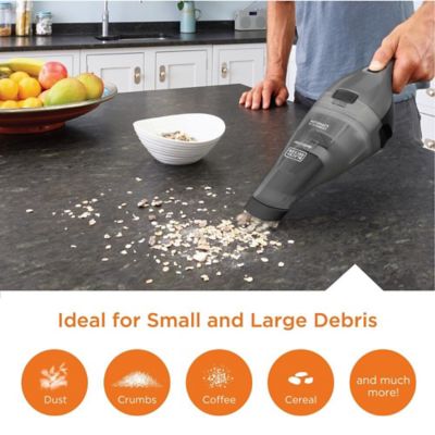 Image showing 3 th Black & Decker HNVC220BCZ01 7.2 V 2.0Ah Cordless Hand Vacuum (Gray)