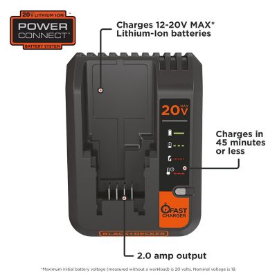 Image showing  BDCAC202B 20V Lithium 2 Amp Charger
