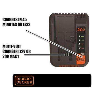 Image showing  BDCAC202B 20V Lithium 2 Amp Charger