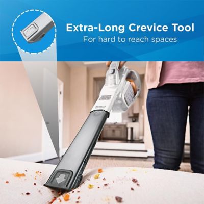 Image showing  HHVK320J10 DustBuster AdvancedClean+ Cordless Handheld Vacuum (White)