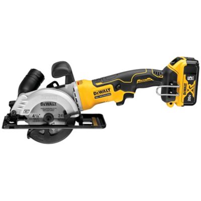Image showing  DCS571P1 20V Max 4-1/2 in. Cordless Circular Saw Kit