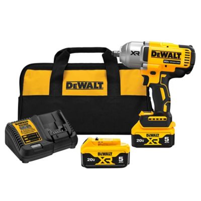 DeWALT DCF900P2 20V Max 1/2 High Torque Impact Wrench Kit (Hog Ring)