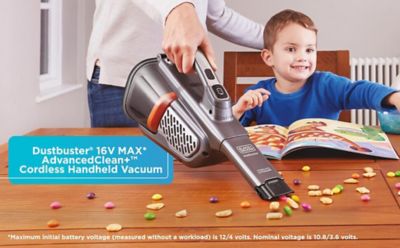 Image showing  HHVK415B01 16V MAX* DUSTBUSTER AdvancedClean+ Hand Vacuum