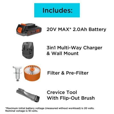 Image showing  20V Removable Pack Stick Vacuum - Gen Wm