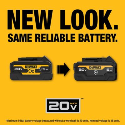 Image showing  DCB205G 20V Max Oil-Resistant 5Ah Battery