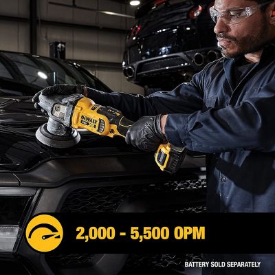 Image showing 6 th DEWALT DCM848B 20V 5 in. Variable Speed D.A. Polisher (Bare Tool)