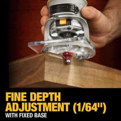 Image showing  DWP611PK 1.25 hp Premium Compact Router Plunge Kit