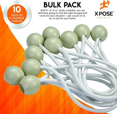 Image showing  Ball Bungees White 6 in. - 10 pk.