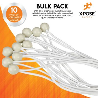 Image showing  Ball Bungees White 11 in. - 10 pk.