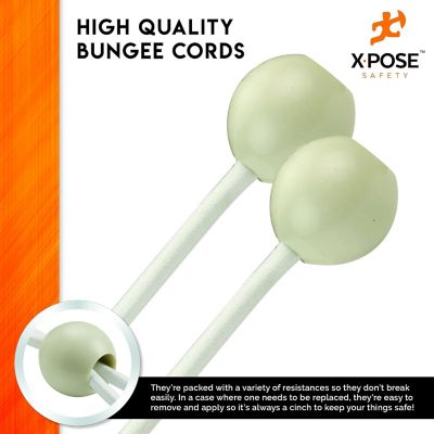 Image showing  Ball Bungees White 11 in. - 25 pk.