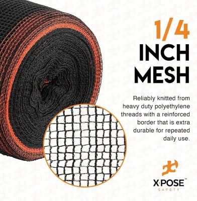 Image showing  Heavy Duty Black Fire Retardant Debris Netting - 8 ft.6 in. x 150 ft.