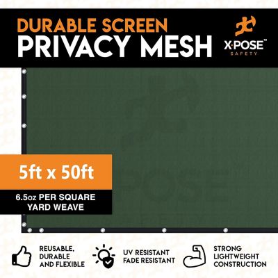 Image showing  Green Privacy Screen Fence - 5 ft. x 50 ft.
