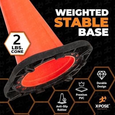 Image showing  Traffic Cone 12 in. 1.5 lb. Orange