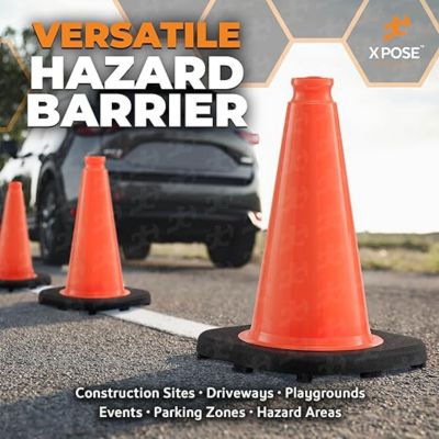 Image showing 5 th Xpose Safety Traffic Cone 12 in. 1.5 lb. Orange
