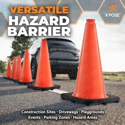 Image showing 5 th Xpose Safety Traffic Cone 18 in. 3 lb. Orange