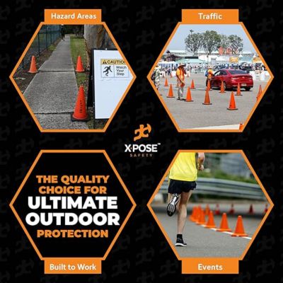 Image showing 6 th Xpose Safety Traffic Cone 18 in. 3 lb. Orange