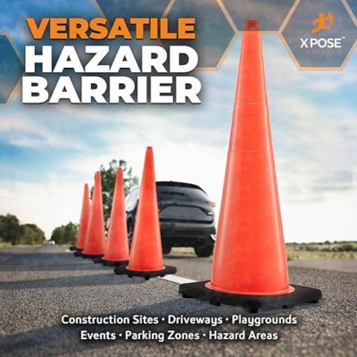 Image showing 5 th Xpose Safety Traffic Cone 36 in. 10 lb. Orange