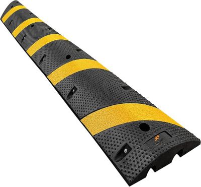 Xpose Safety Modular Rubber Speed Bump 72 in. x 12 in. x 2 in.