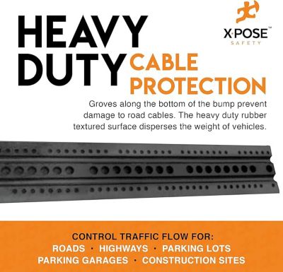 Image showing  Modular Rubber Speed Bump 72 in. x 12 in. x 2 in.