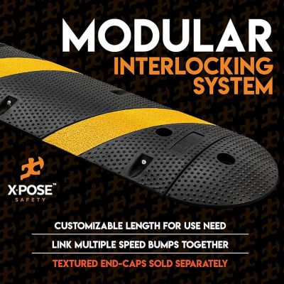 Image showing  Modular Rubber Speed Bump 72 in. x 12 in. x 2 in.