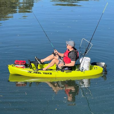Image showing  9.5 ft. Modular Pedal Propeller Drive Fishing Kayak, Super Lightweight, 400 lb. Capacity
