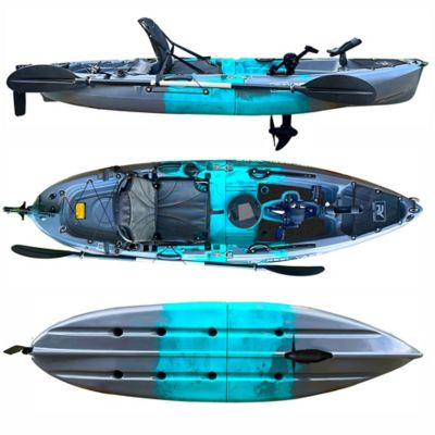 Image showing  9.5 ft. Modular Pedal Propeller Drive Fishing Kayak, Super Lightweight, 400 lb. Capacity
