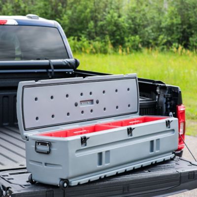 DU-HA TOTE- Portable rolling Tool Box or Gun Case for SUV's, Vans, Pickup Trucks, and More, Gray