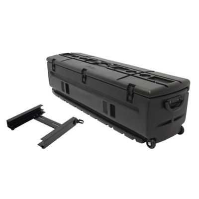Image showing  TOTE with Slide Bracket- Portable rolling Tool Box or Gun Case for SUV's, Vans, Pickup Trucks, and More, Gray