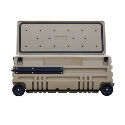 DU-HA Squad Box with Manual Latch- Portable and Lockable Storage for Pickup Trucks/Jeeps/Various SUV's, Tan