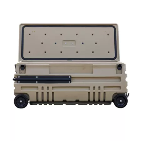 DU-HA Squad Box with Manual Latch - Portable Lockable Storage for Vans/Jeeps/Various SUVs Light Brown Gun Cases