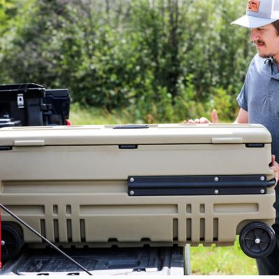Image showing  Squad Box with Internal Latch - Portable and Lockable Storage for Pickups/Jeeps/Various SUV's, Tan