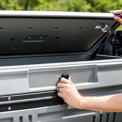 Image showing  Squad Box with Internal Latch - Portable and Lockable Storage for Pickups/Jeeps/Various SUV's, Gray