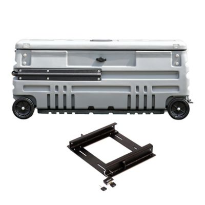 DU-HA Squad Box with Internal Latch and Slide Bracket - Portable and Lockable Storage for Pickups/Jeeps/Various SUV's, Gray